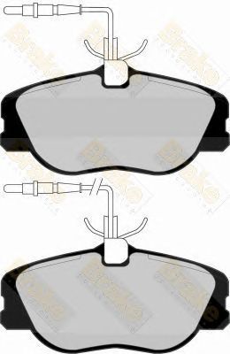 BRAKE ENGINEERING pa1061 -  Комплект тормозных колодок, дисковый тормоз